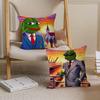 Cartoon P-Pepe The Frog Pillowcase Toon Gift Cushion Cover Bedroom Home Sofa Chair Seat Decor Pillow Case