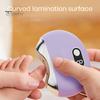 1 Set Automatic Electric Nail Clipper Nail Polisher Safety Fingernail Cutter Filer Rechargeable Nail Trimmer Nail Scissors DIY Nail Care Adults