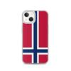 Coque iPhone - Norvège - Drapeau - Souple - Multicolore - Compatible iPhone 13