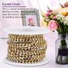 1 Roll Gold/Silver Crystal Chain For  Necklace Wedding Decoration Accessories