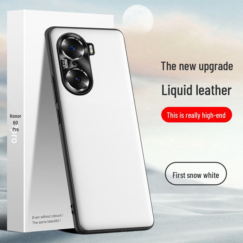 Защитный чехол Honor 60 Pro Liquid Leather Anti-Fall — поставляется отдельно