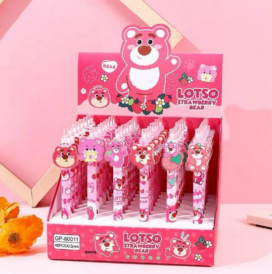 Акриловая ручка-стикер Hello Kitty с быстрым высыханием: Гладкая шариковая ручка-клик для студентов