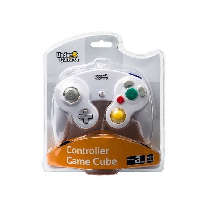 Проводной вибрирующий контроллер Game Cube, совместимый с Wii White
