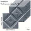 Ultra Thick 0.315in 15/20pcs 3D Wall Tiles Waterproof Moisture-Proof Ceiling Stickers Strong Adhesive Easy To Peel Off
