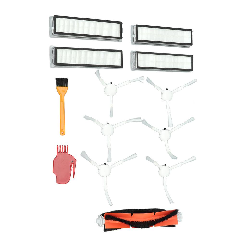 Accessories Kit for Dreame D9 L10 Pro Vacuum Cleaner Include 1 Main Brush 6 Side Brush 4 Filters 4