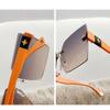 Summer Gradient Sunglasses Vintage Frameless Sun Glasses New Women Shades  for Unisex