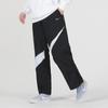 Nike Спортивная одежда Плетеные брюки Big Swoosh (Азия) Черная/белая мужская уличная одежда DX0595-010