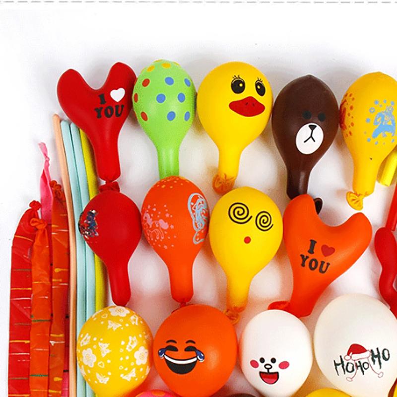 50/100pcs 3D Cartoon Balloons Special-Shape Birthday Party Decoration Helium Inflatable Balloons Animal Duck Rabbit Balloon