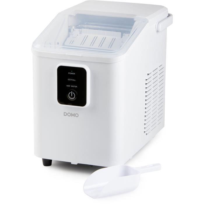 Machine a glaçons - DOMO - DO9292IB - Fonction autonettoyante - Portable - 12 kg/ 24h - Blanc