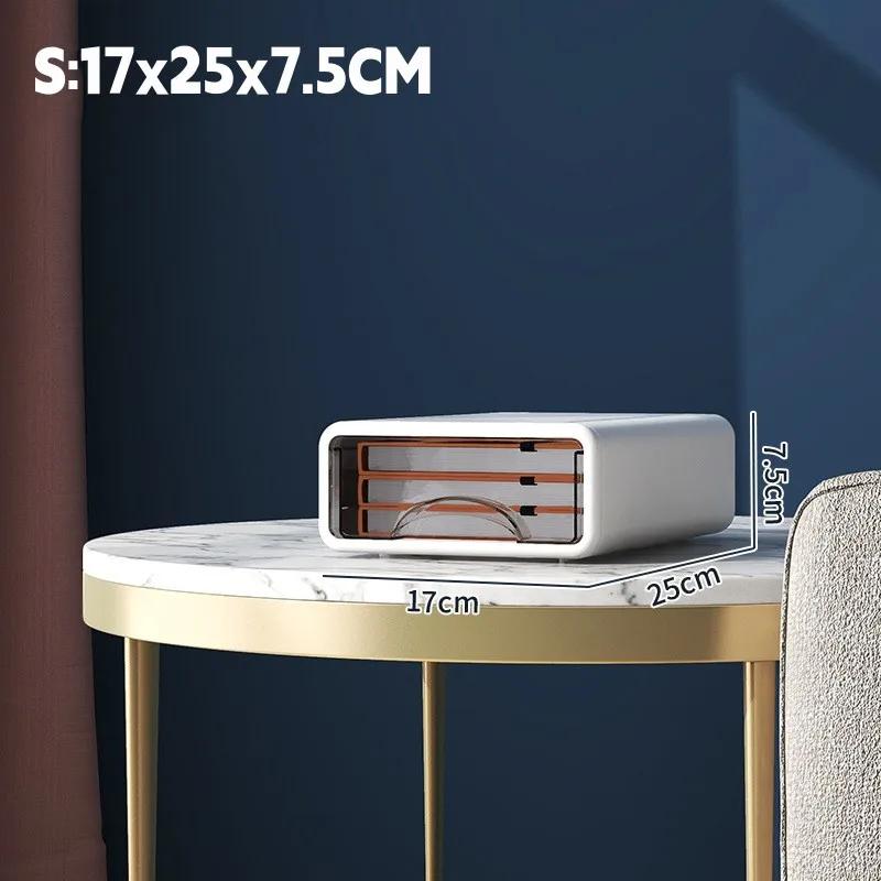 Ящики для хранения Настольный органайзер Коробка для стола Ящик для канцелярских принадлежностей Органайзер для туалетных принадлежностей Коробка для беспорядка на столе Стеллажи для домашнего хранения