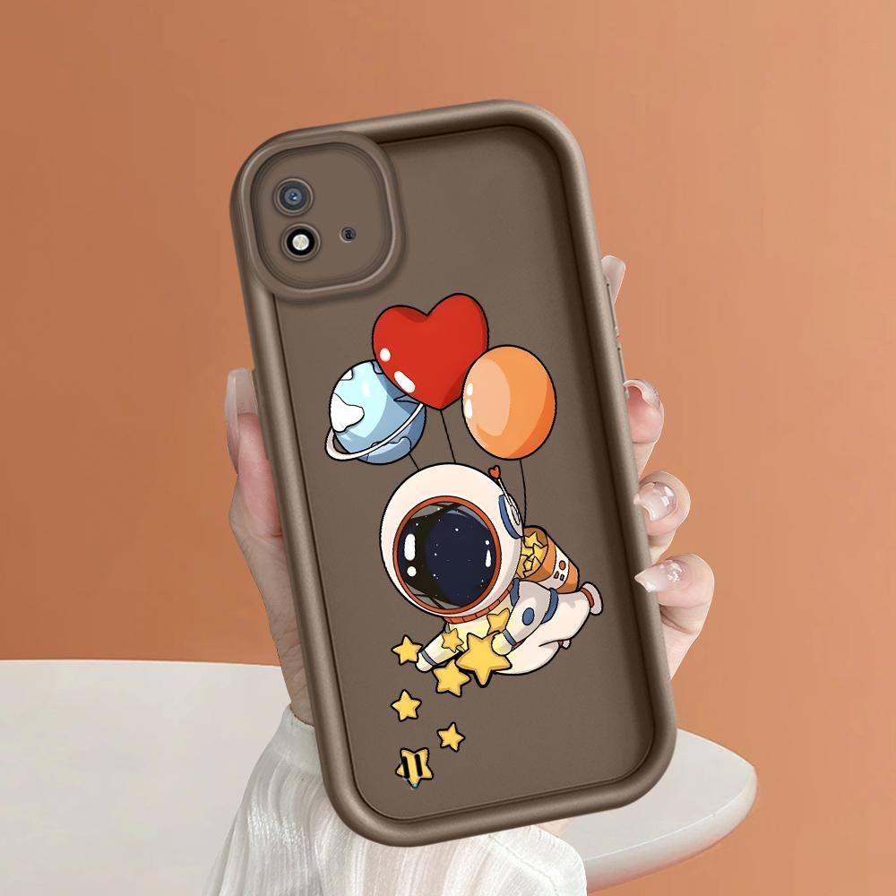 Мягкий силиконовый квадратный чехол с рисунком лестницы для телефона, полное покрытие, противоударный защитный резиновый чехол для камеры для OPPO Realme