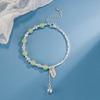 Crushed Silver Jade Beaded Bracelet - Chinese Retro Style Women's National Fashion