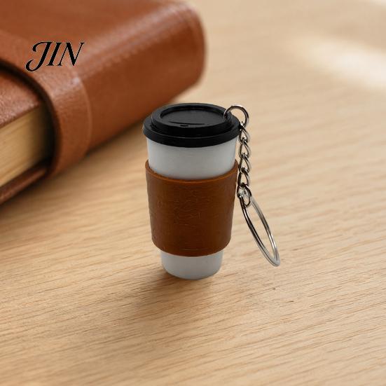 Travel Souvenir Pendant 3D Printed Cup Clicker Keychain, Squeeze Stress Relief Fidget Office Desktop Toy Toy, Mini for Backpack Keys Accessory
