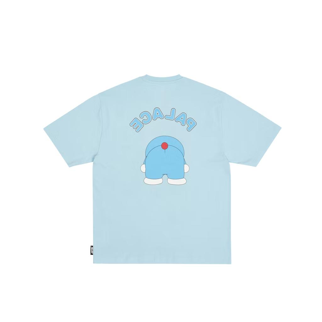 Palace X Doraemon T-Shirt Skyline Blue Unisex Tops P29TS067