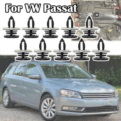 Для VW Passat B6 2005 2006 2007 2008 2009 2010 Накладка на дверную карту с заклепками Внутренний молдинг обивочный зажим Замена 8E0868243