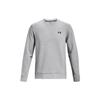 Unstoppable Fleece Crew Logo Print Pullover Long Sleeve Sweatshirt Men Sweatshirt Gray 1381688-011