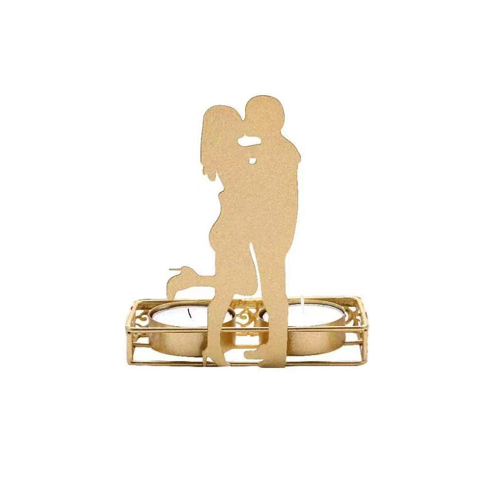 Многофункциональный подсвечник для пары в европейском стиле, металлический подсвечник, уникальный свадебный подсвечник, современный золотой поднос для свечей, свадебная вечеринка