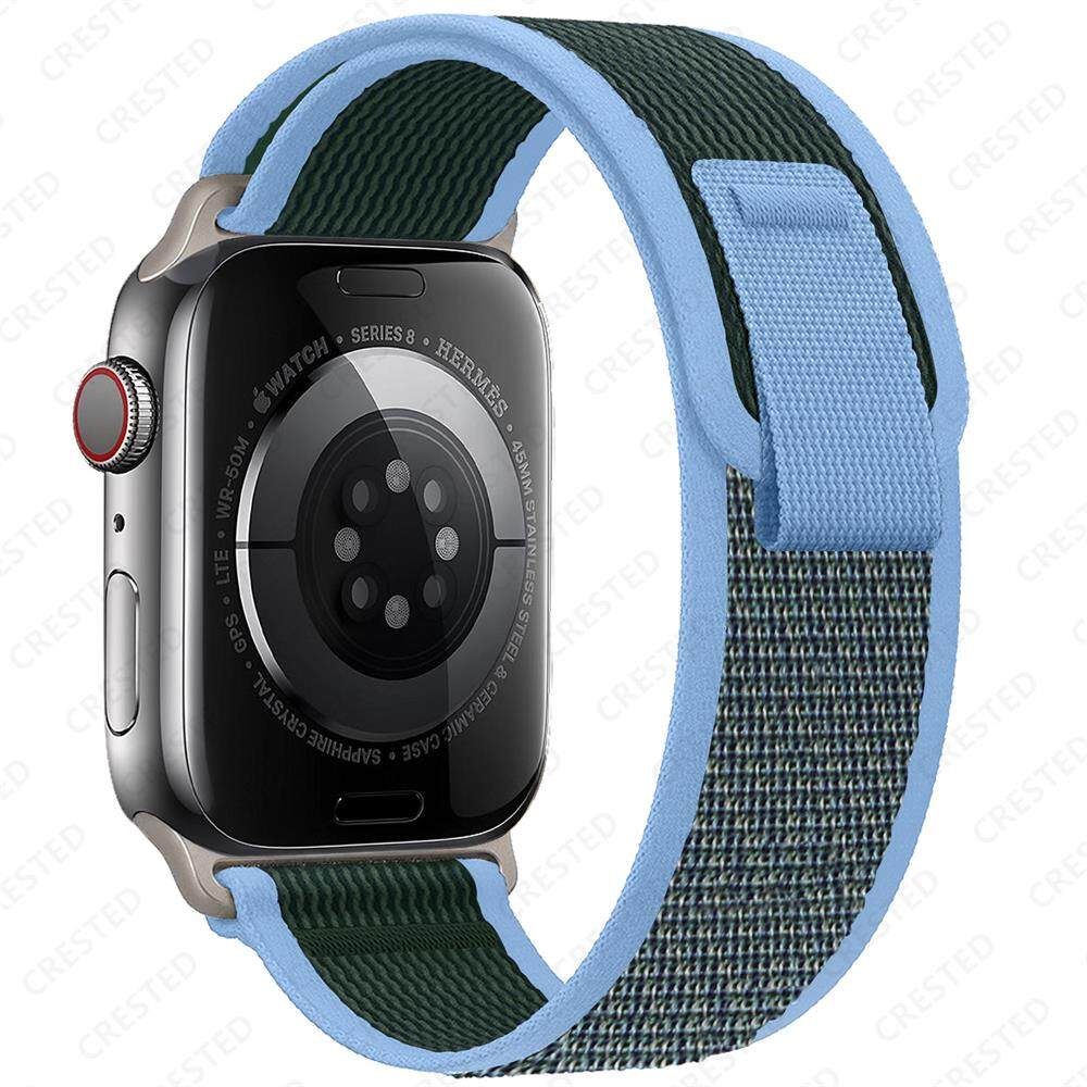 Ремешок Trail Loop для Apple Watch Ultra 2/Ultra 49 мм 45 мм 41 мм 44 мм 40 мм 42 мм 38 мм Нейлоновый ремешок iWatch для Apple Watch Series 9 8 7 6 SE 5 4 3 2 1