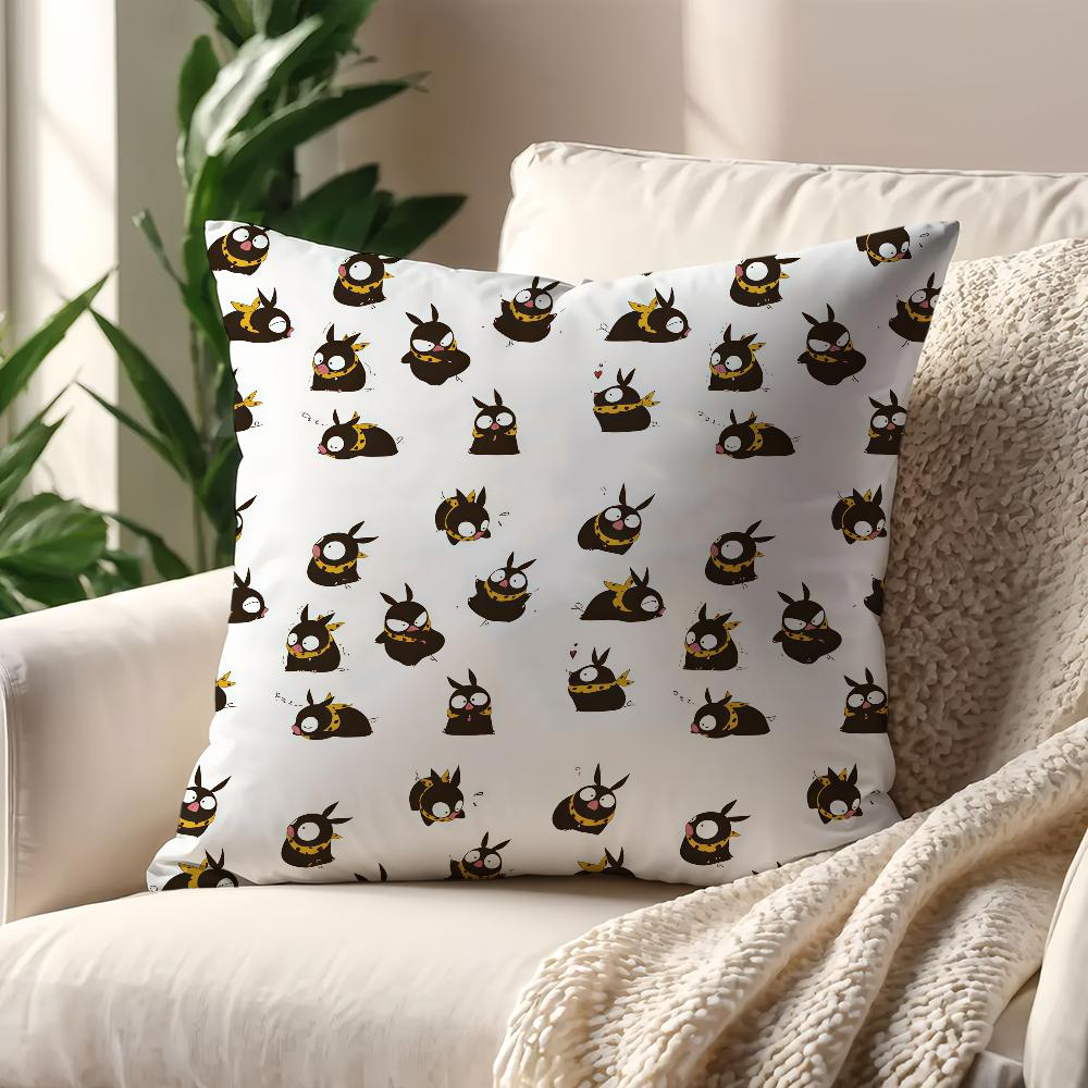 Kawaii RRanma P Chan Ryoga Pig Cushion Cover For Pillow Printing Sofa Decoration Home Room Coffee Shop Office Nordic Simplicity