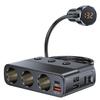 127 Вт 7-в-1 Автомобильное зарядное устройство-разветвитель PD30W QC3.0 Адаптер прикуривателя Автомобильный разветвитель гнезда прикуривателя с переключателем