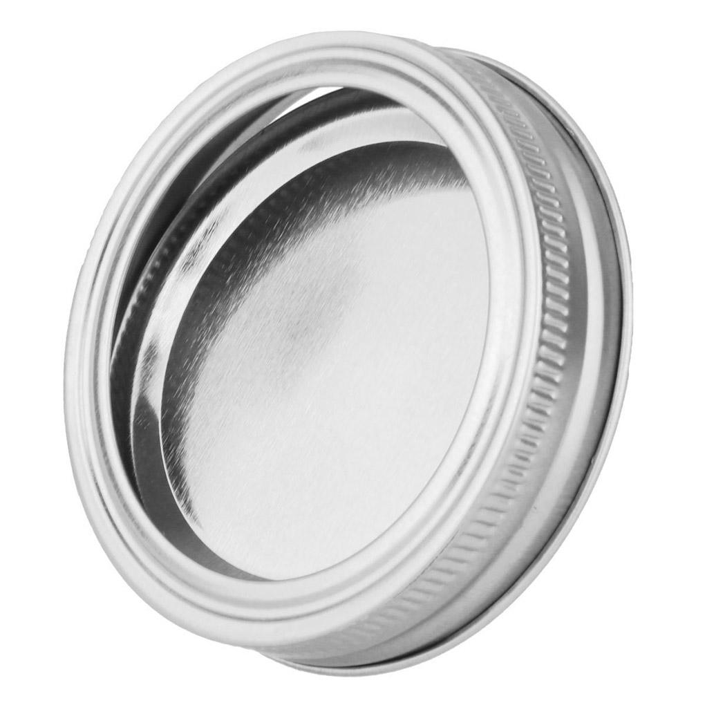 Mouth Covers Tinplate Split Type Good Sealing Performance Canning Lids Widely Used Classic Color Storing Spices Candie Biscuits
