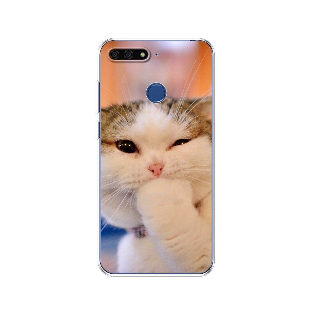 Для Huawei Honor 7C 5,7 дюймов чехол мягкий силиконовый чехол из ТПУ милый защитный чехол для телефона для Huawei Honor 7c Aum-L41 сумки