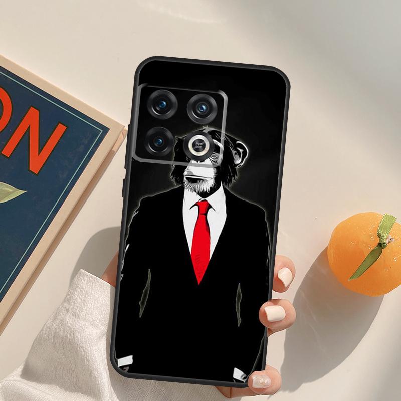 Cartoon Monkey Case For OnePlus 15 13 12 11 13R 12R 10T 8T 13T OnePlus Nord 5 CE 3 2 4 Lite N20 N30 Cover