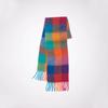Tonglu Plaid Scarf New Imitation Cashmere Mohair Autumn and Winter Women's Warm Shawl