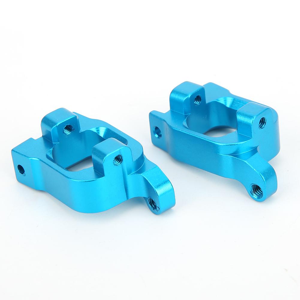 Aluminum Alloy Front Hub Carrier(L R) Fit for WLtoys 1 14 144001 RC CarBlue 1253B
