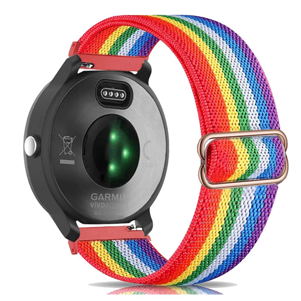 20mm 22mm Nylon Strap For TicWatch E3 E2 Pro 3 Ultra S2 Pro X GTW 2025 Elastic Wristband Bracelet Smartwatch Correa Accessories