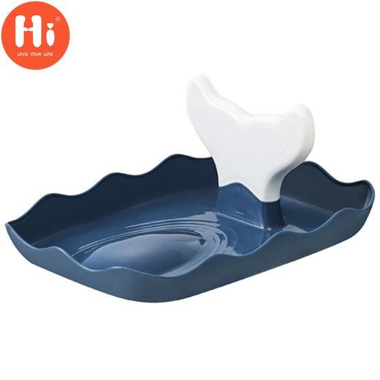 Hi Fishtail Design Стойка для крышки кастрюли Стабильный полипропилен Легко чистящийся держатель для крышки кастрюли Кухонные инструменты