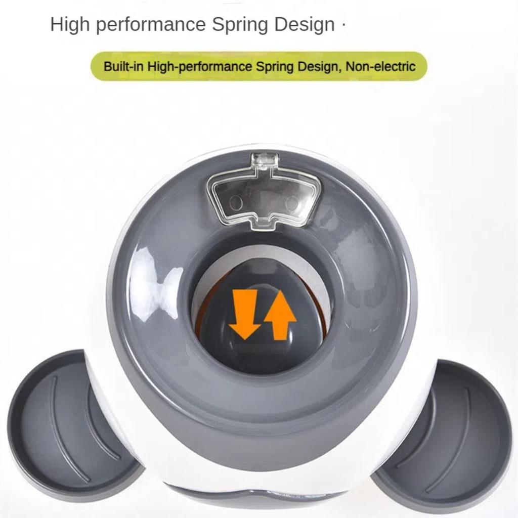 2-in-1 Automatic Pet Feeder and Tennis Ball Launcher, Training Reward Machine for Dogs