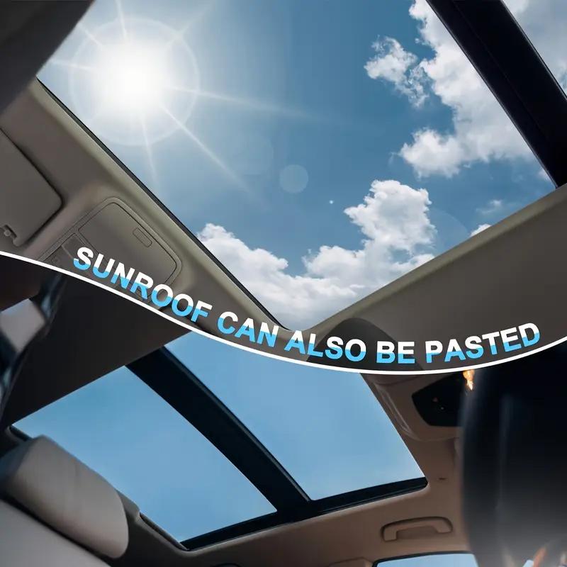 1M VLT79% Rainroof sunroof ppf protection film anti fouling TPU Car Skylight Ice Armor Blue Black Car Paint Protection Film