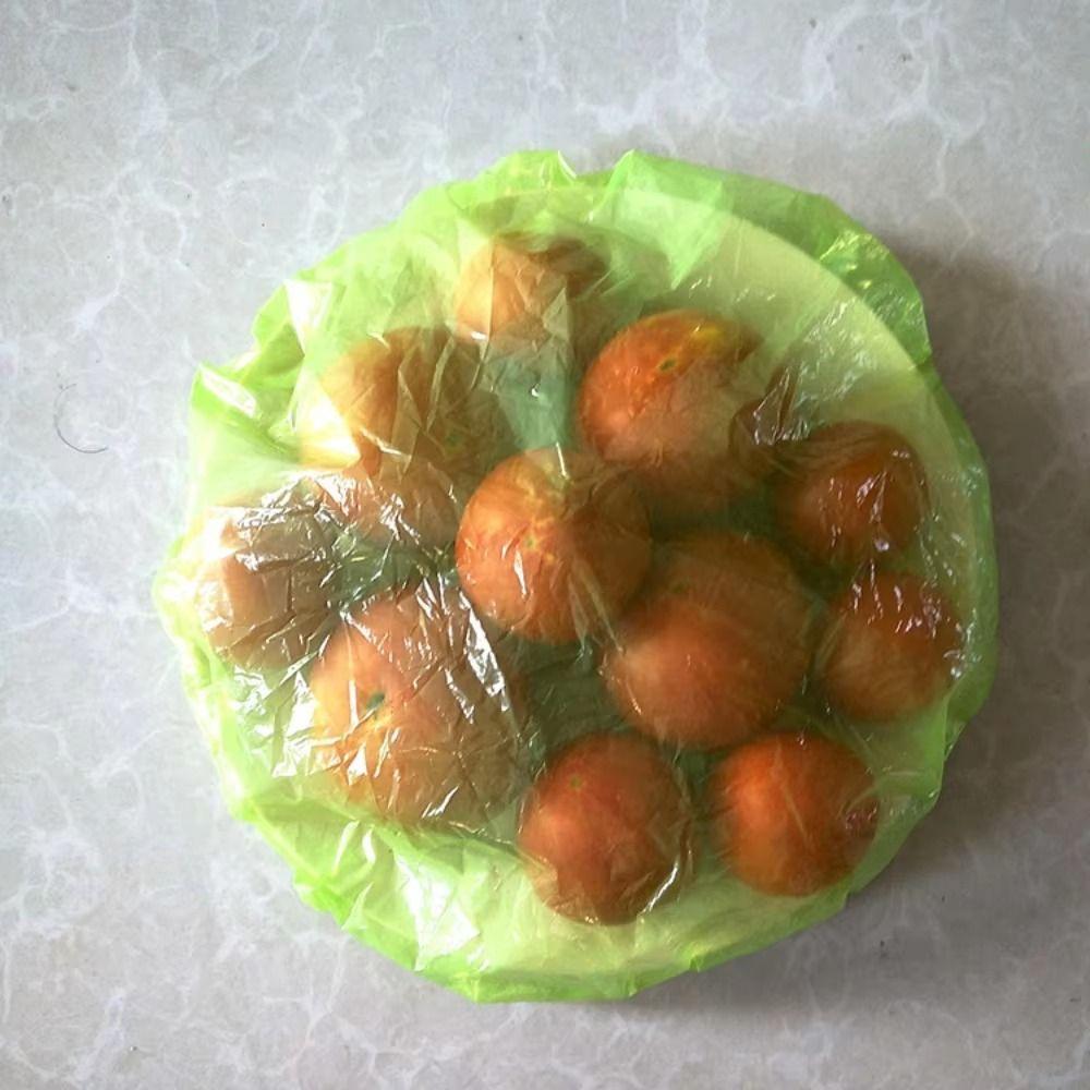 60Pcs Clear Food Storage Covers Disposable Wrap Bowl Covers Durable Dish Plate Covers Household