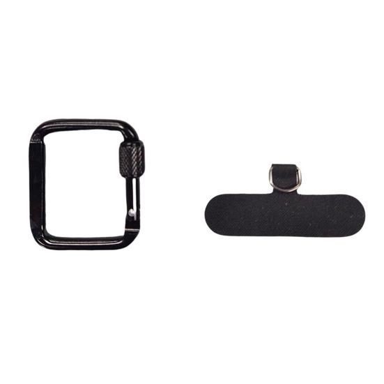 Anti-Theft Phone Tether with Belt Clip Retractable Steel Line Universal Locking Carabiner Prevent Drops Phone Leash for Travel Hiking