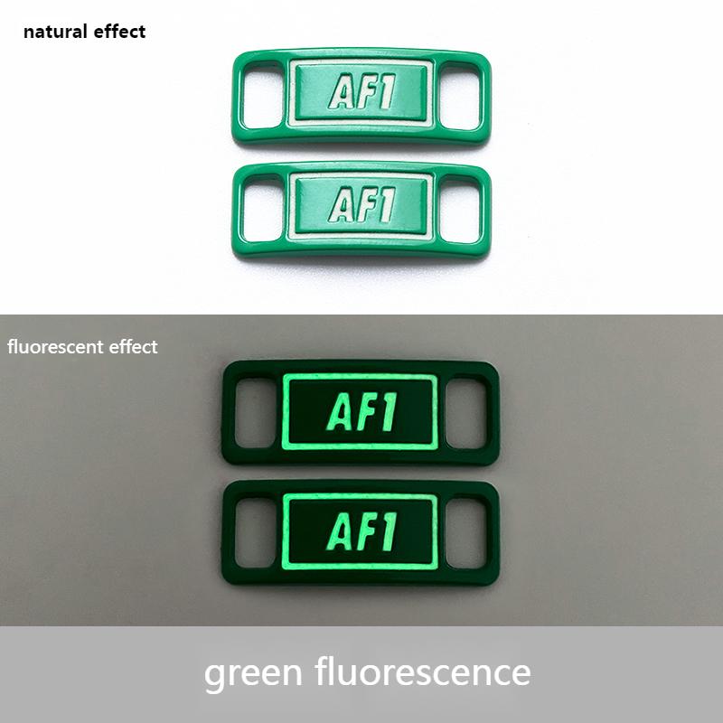 № 8, 2 шт., шнурки с флуоресцентной пряжкой для обуви, светящиеся шнурки для кроссовок AF1, аксессуары для обуви, декоративные шнурки