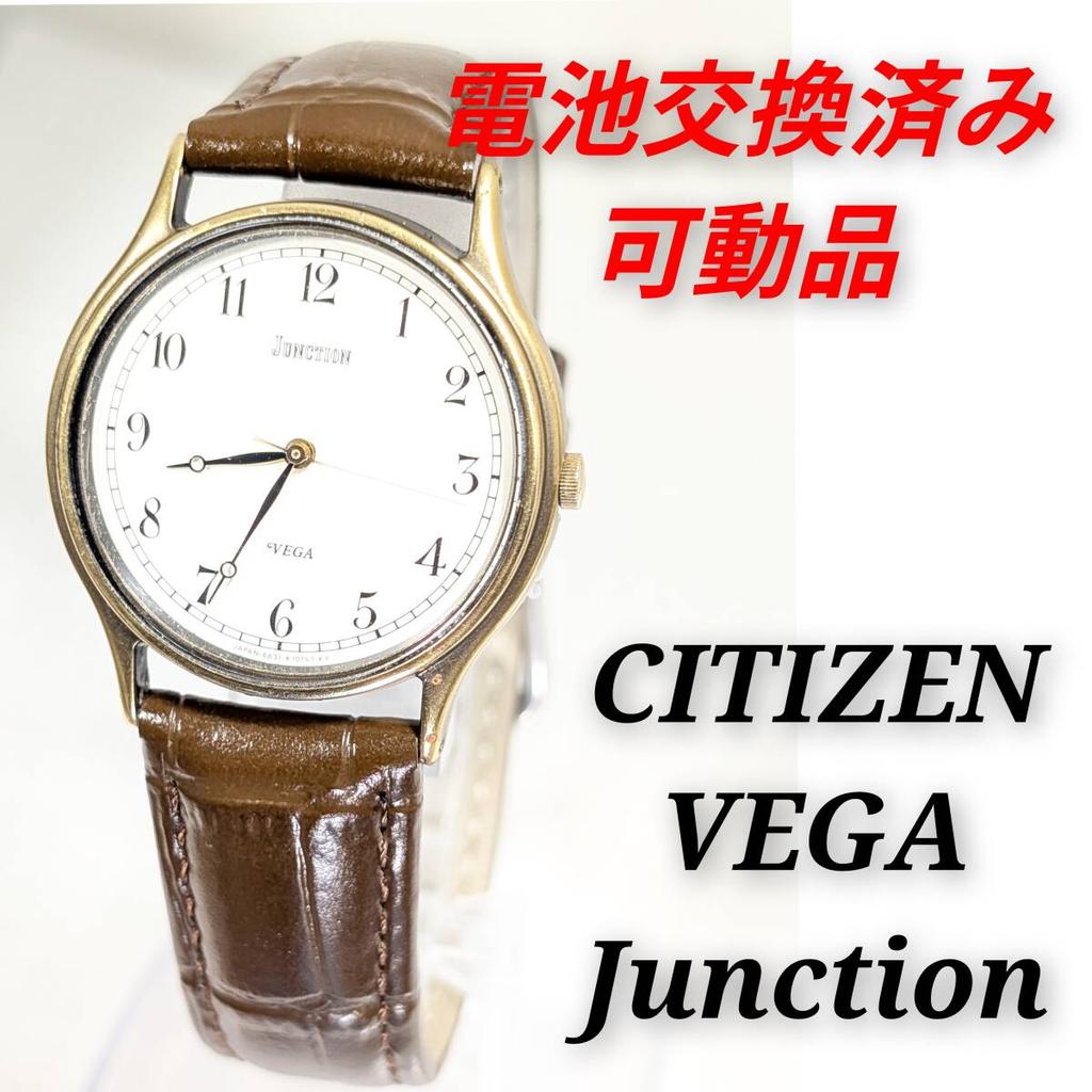 Citizen Мужские часы VEGA Junction с батареей и ремешком, Заменены, R-12