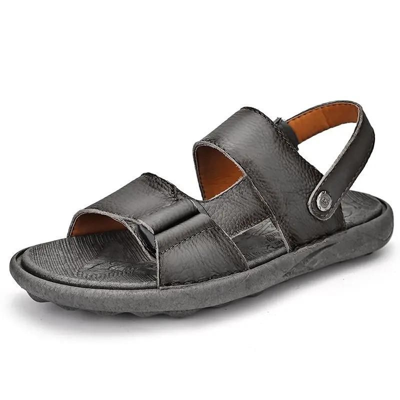 Повседневные мужские сандалии Мягкий тренд 2024 Обувь для мужчин Уличная летняя распродажа V Новый дизайн Дешевая распродажа Корейский стиль Стили Купить Взрослый