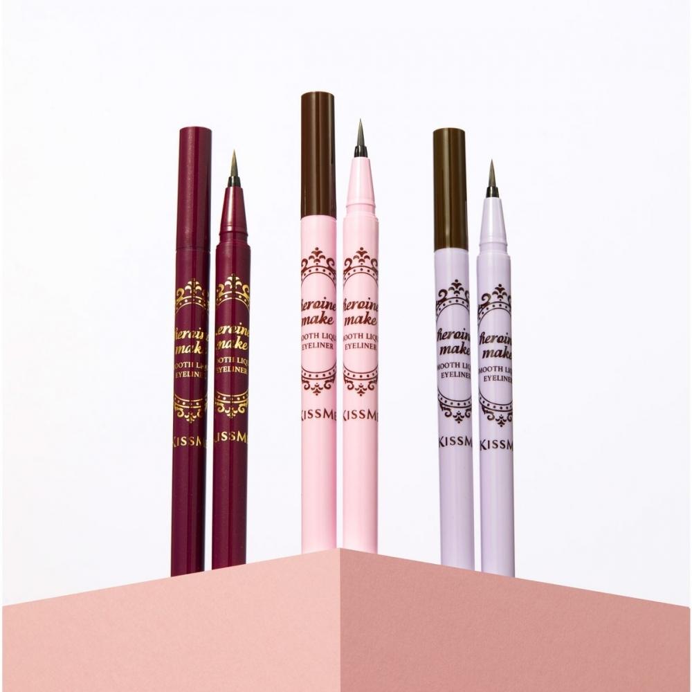 [kiss Me] HeroiNe Make Smooth Liquid EyeliNer N 01 Deep Black