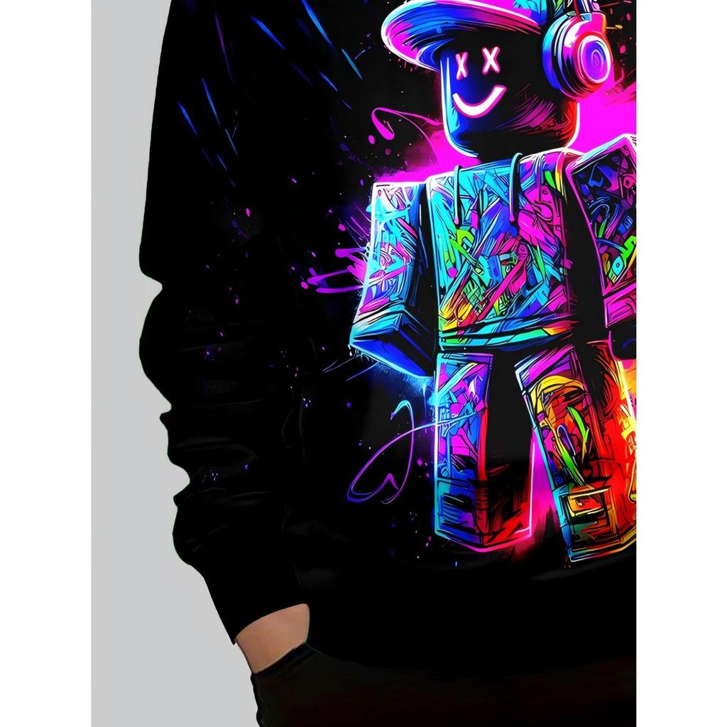 Осень/Зима Толстовка для мальчиков с 3D-принтом аниме Модная повседневная верхняя одежда Толстовка Худи Худи Худи Куртка