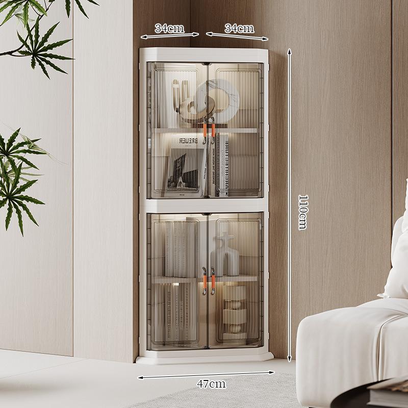 Шкаф для хранения на кухне Угловой шкаф для ванной комнаты Шкафы для гостиной Съемный угловой шкаф 2/4/6 уровней