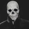 Halloween Horror Skull Helmet Movable Jaw Latex Party Costume Decoration