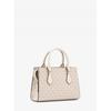 Michael Kors Sheila Center Zip Satchel Small Mk Signature 35s3g6hs5b2605 Светло-кремовый Multi
