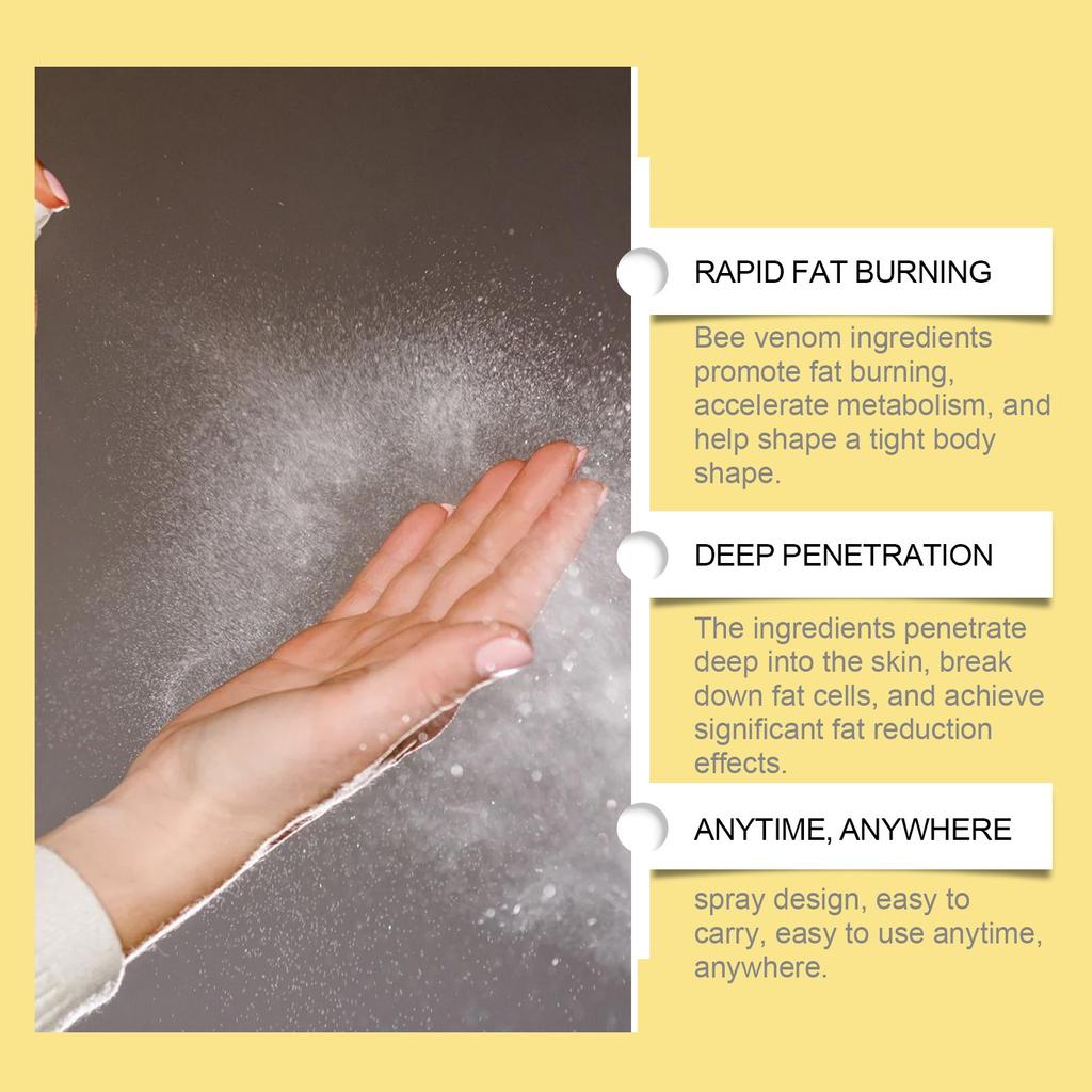Effective Bee Shaping Slimming Spray Quickly Burns To Tighten The Skin, Slimming Body30ml