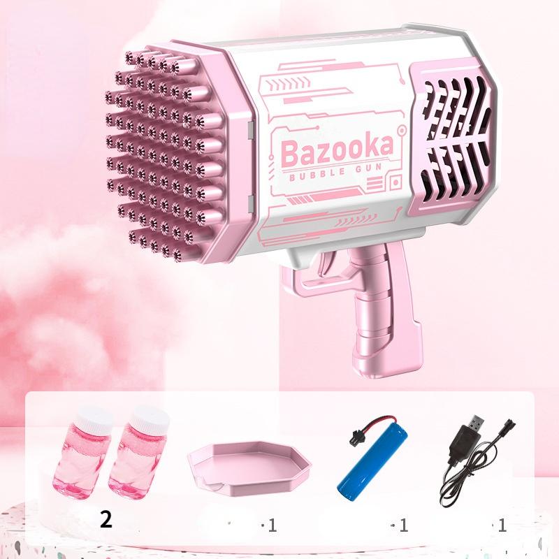 Детская красочная машина для пузырей «Базука» с 69 отверстиями, супер мульти-пузыри, детские уличные игрушки