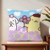 PPom CUTE PPom PPurin cushion cover For Pillow Printing Sofa Decoration Home Car Room Coffee Shop Office Nordic Simplicity