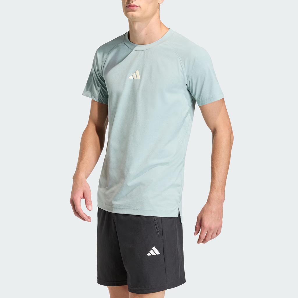 adidas Climacool Тренировочная Быстросохнущая Спортивная Вязаная Футболка с Коротким Рукавом для Фитнеса Мужская tops HZ9649