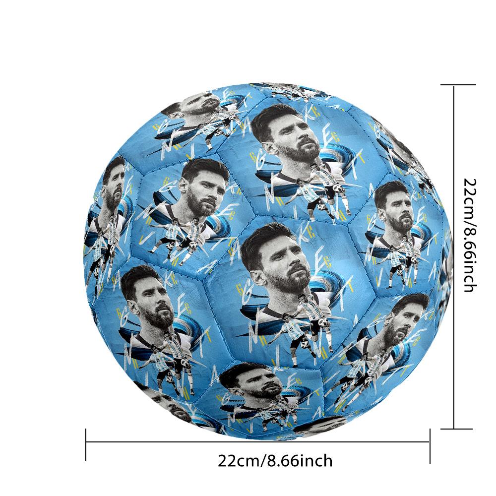 Messi Size 5 Football Machine Sewn Indoor/Outdoor Universal Football for Football Accessories Distinctive Home Decor And Party Gift