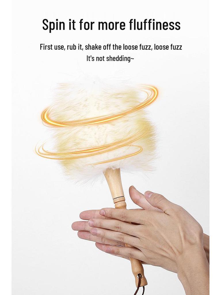 Wool Instrument Cleaning Brush - No-Shed Duster for Piano, Guitar, Guzheng, and Household Use