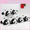 Cute 10cm Panda Plush Doll Soft Short Plush Fabric With Customizable Design